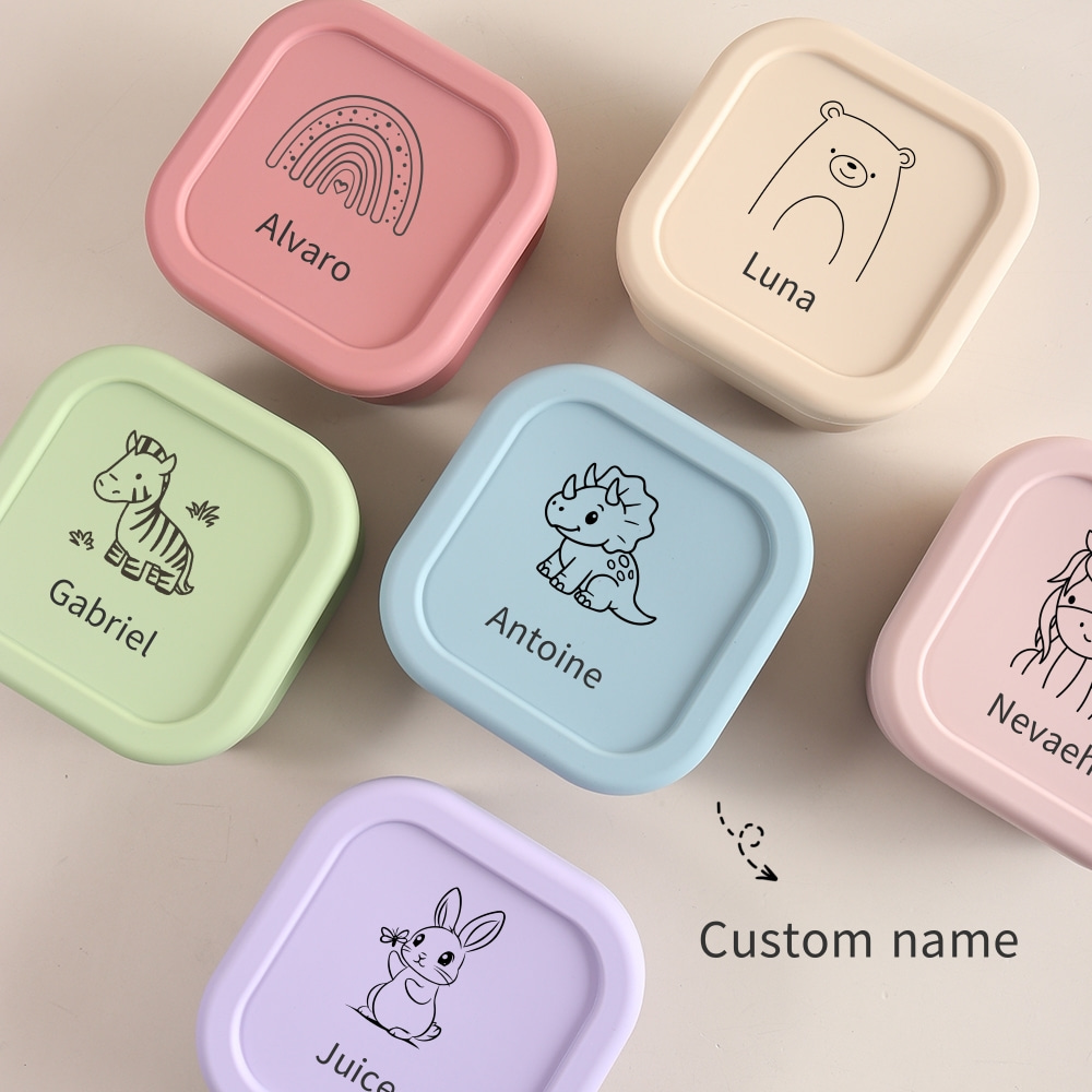 Baby Food Jars With Lids - حاوية تخزين طعام للأطفال من السيليكون