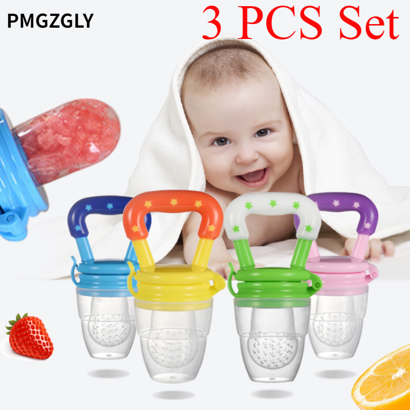 Baby Food Vegetables - 3 قطع من عضاضة الفواكه والخضروات