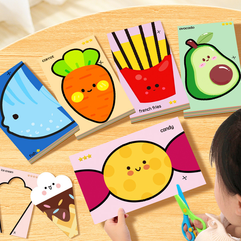 Baby Food Scissors - قصاصات ورقية يدوية الصنع، أوريجامي ممتع