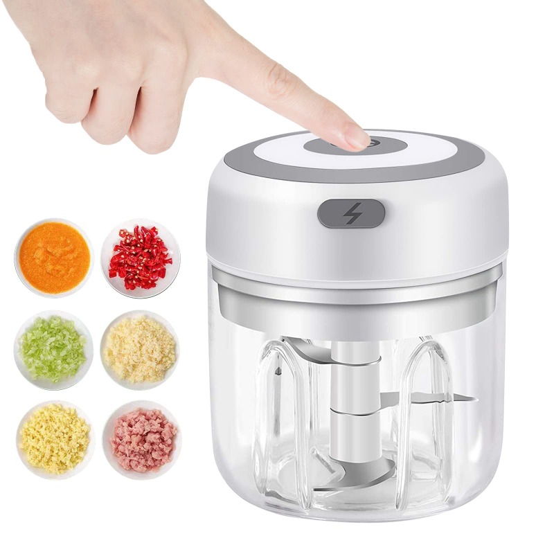 Baby Food Vegetables - مطحنة ثوم كهربائية 250 مل، مفرمة
