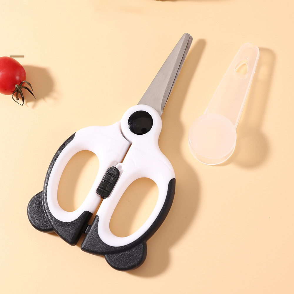 Baby Food Scissors - مقص آمن للأطفال والطلاب، مقص طعام
