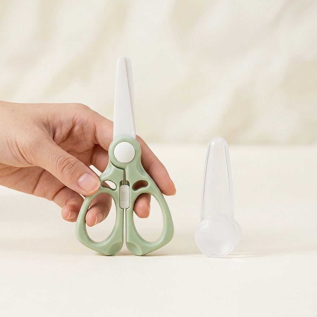 مقص طعام من السيراميك، أداة مح - مراجعة Baby Food Scissors وسعره