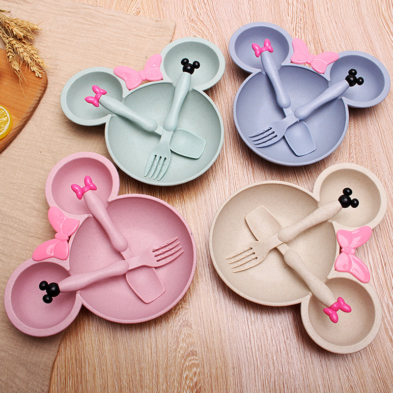 طقم أطباق للأطفال بتصميم ميني  - مراجعة Baby Food Menu وسعره