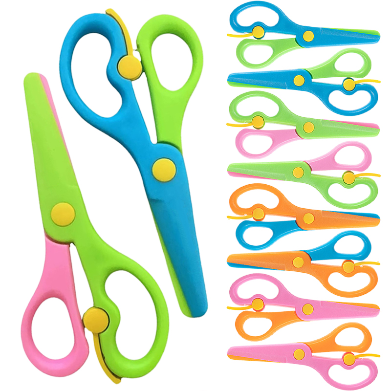 مقص بلاستيكي مزدوج اللون الربط - مراجعة Baby Food Scissors وسعره