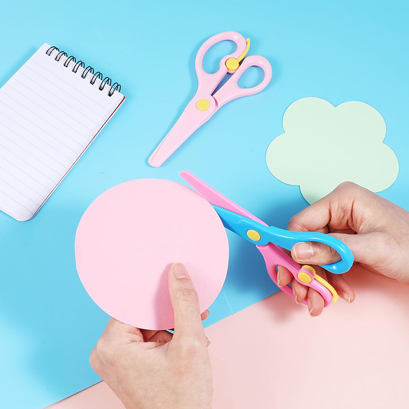 مقص بلاستيكي مزدوج اللون الربط - مراجعة Baby Food Scissors وسعره
