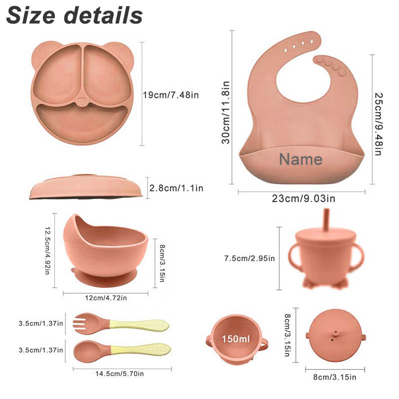 أدوات مائدة ذات اسم شخصي للأطف - مراجعة Baby Food Menu وسعره