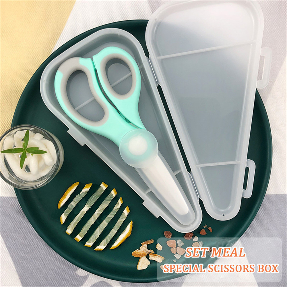 المحمولة السيراميك مقص الطفل ا - مراجعة Baby Food Scissors وسعره