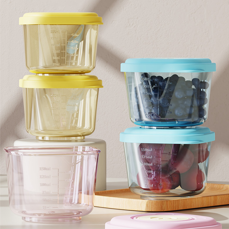 6 قطع من حاويات تخزين أغذية ال - مراجعة Baby Food Jars With Lids وسعره