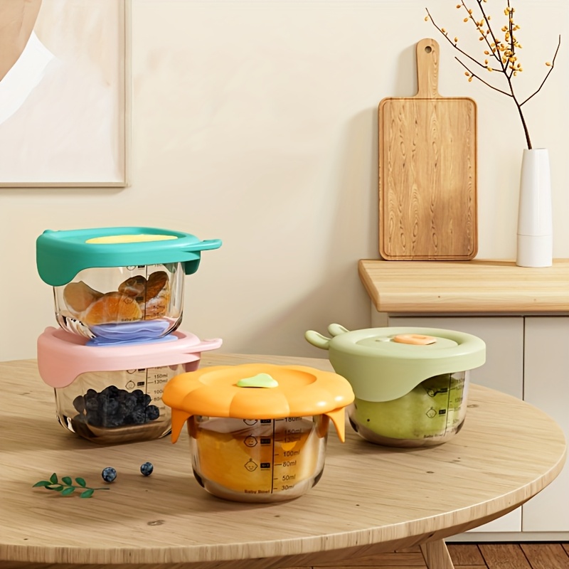 حاوية أغذية أطفال زجاجية 120/1 - مراجعة Baby Food Jars With Lids وسعره