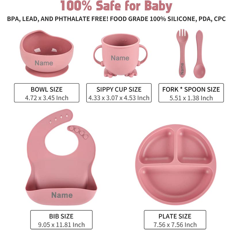 شخصية اسم الطفل تغذية مجموعات  - مراجعة Baby Food Menu وسعره