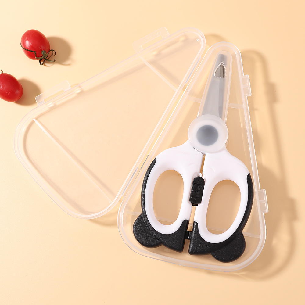 مقص آمن للأطفال والطلاب، مقص ط - مراجعة Baby Food Scissors وسعره