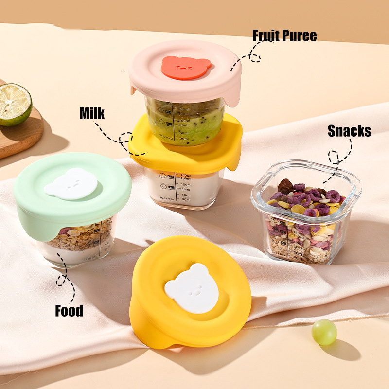 برطمانات تخزين أغذية الأطفال ا - مراجعة Baby Food Jars With Lids وسعره