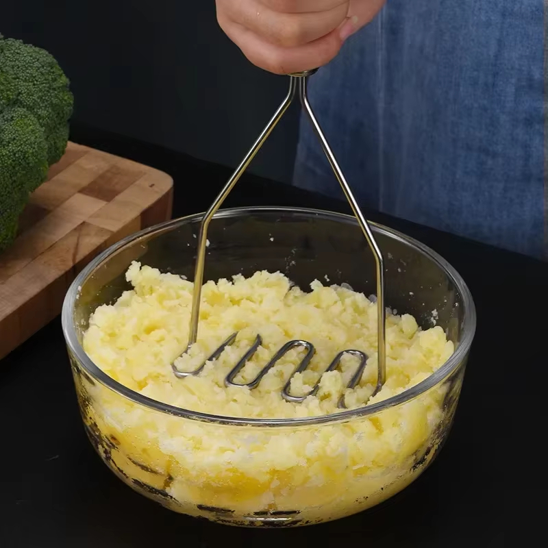 هراسة بطاطس يدوية من الفولاذ ا - مراجعة Baby Food Vegetables وسعره